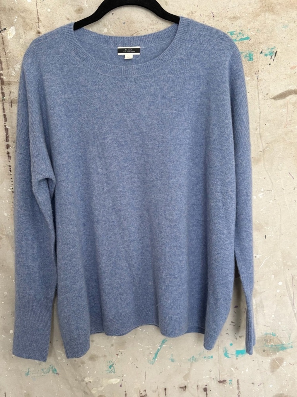 J Crew Cashmere Crewneck Boyfriend Sweater